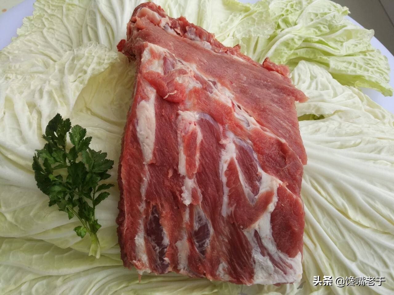 中排是我们俗称的精肋排,它位于小排和大排之间