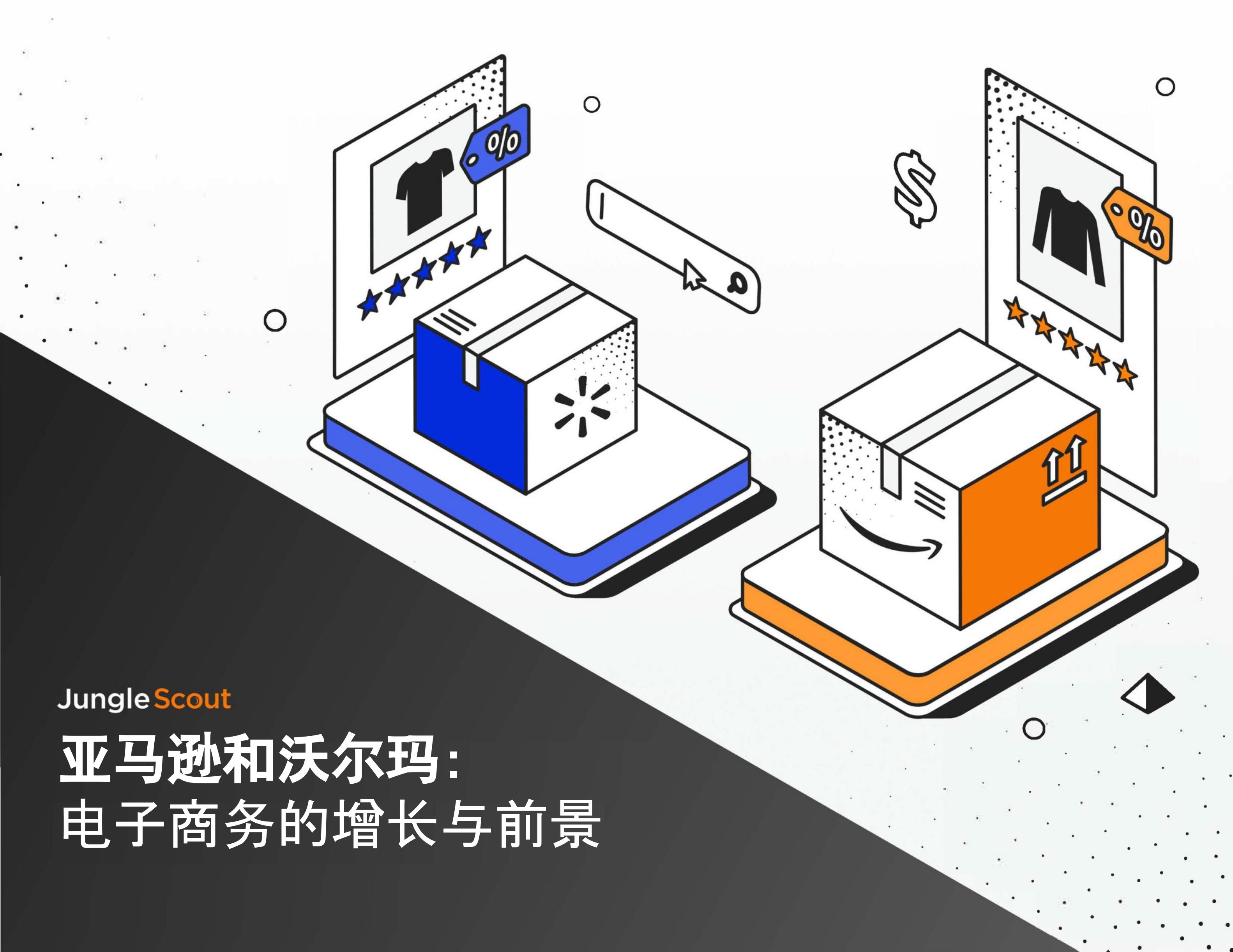 2021年亚马逊与沃尔玛对比报告，全球电子商务增长与前景洞察