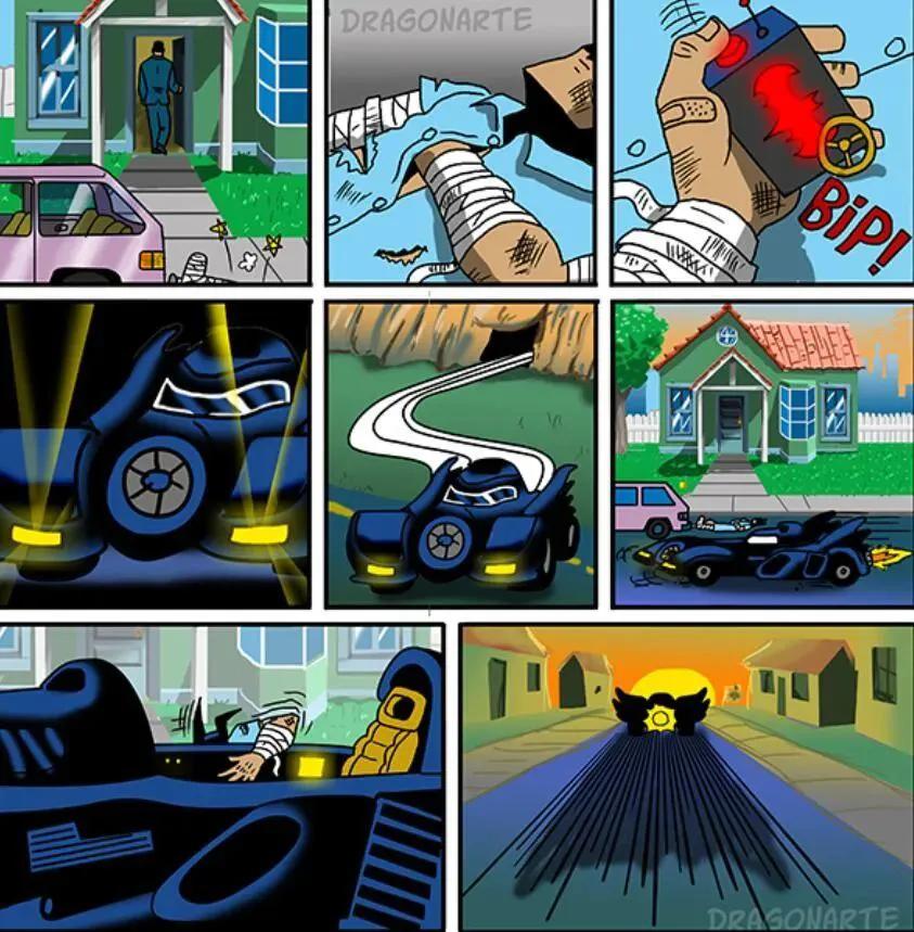 漫威DC搞笑漫画，蝙蝠侠和超人比赛射飞镖，闪电侠：你们礼貌吗？