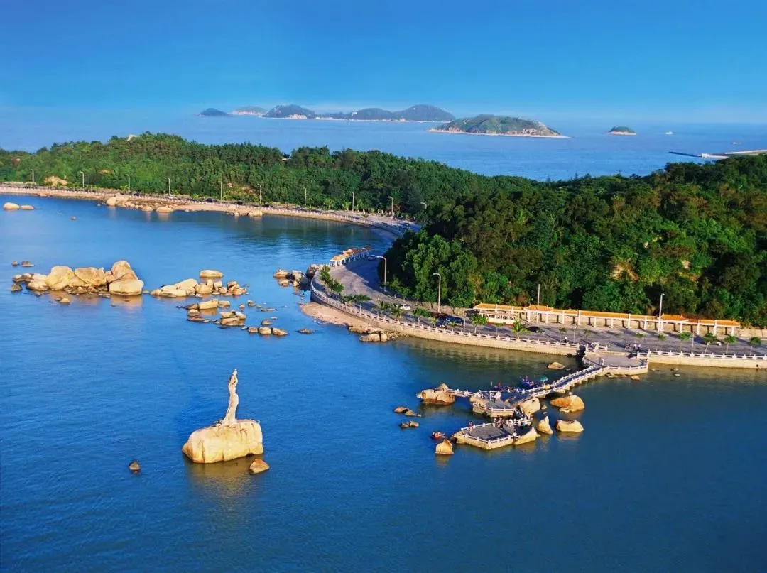 海岛边的小村庄里住着一对青梅竹马分别叫阿海和阿珠.