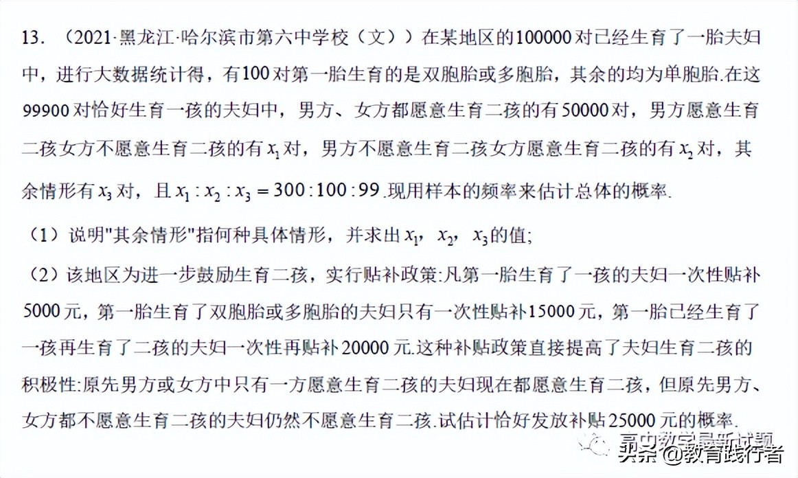 2022新高考数学新情境，新趋势题型