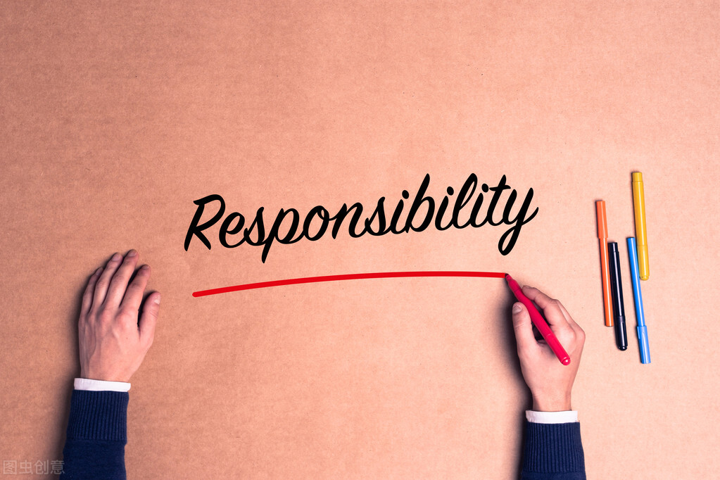 对我们自己的生活负责任 be responsible for our own life.