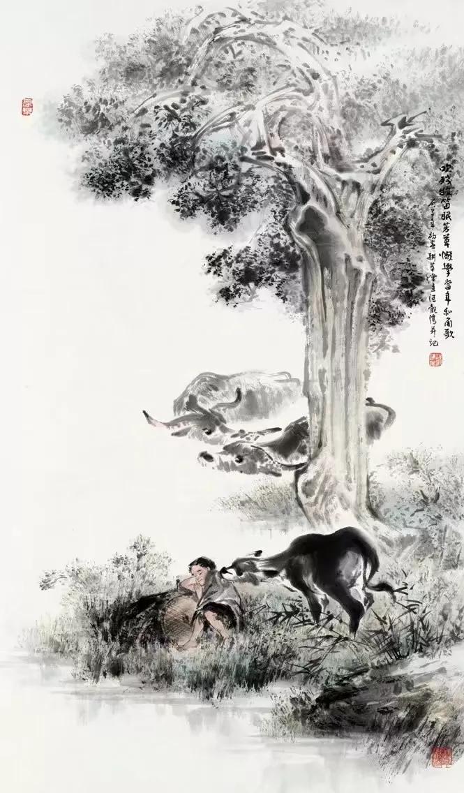 现代名家国画，中西元素八字风水家居画（一）