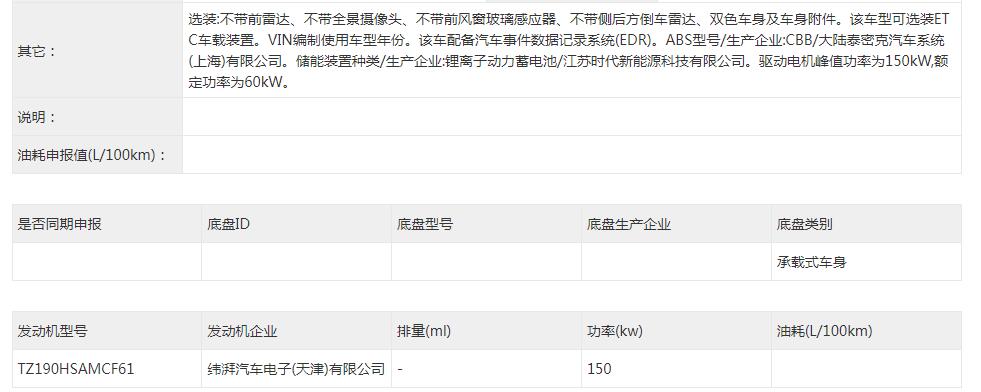 全新缤智电动版先行，广汽本田e:NP1申报信息曝光
