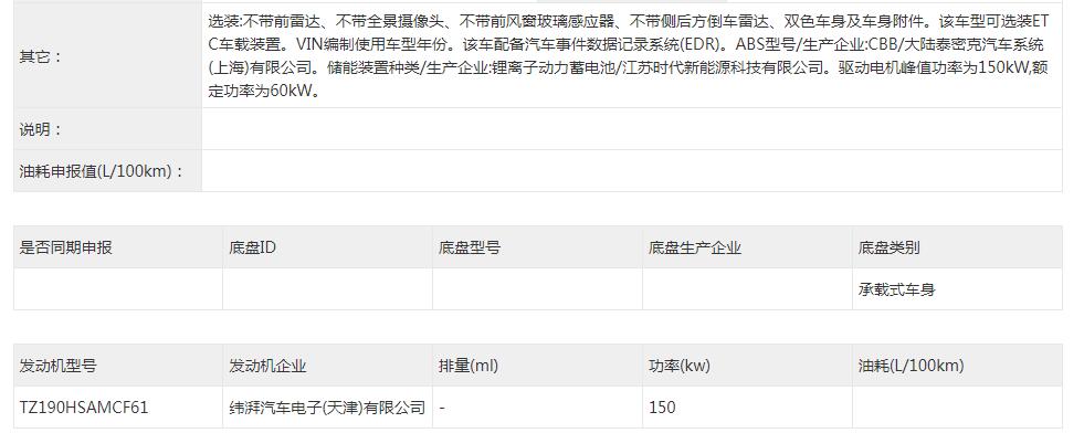 全新缤智电动版先行，广汽本田e:NP1申报信息曝光