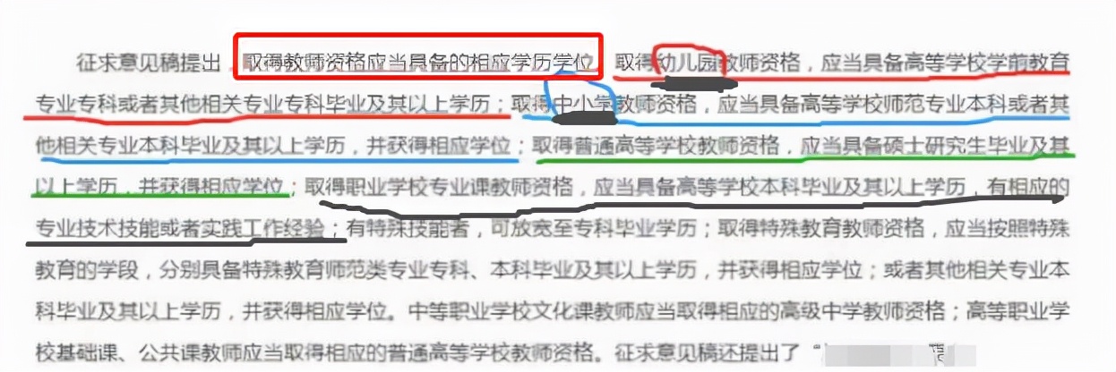 官方起草教资新规，非师范生和专科生将受限，部分教师何去何从