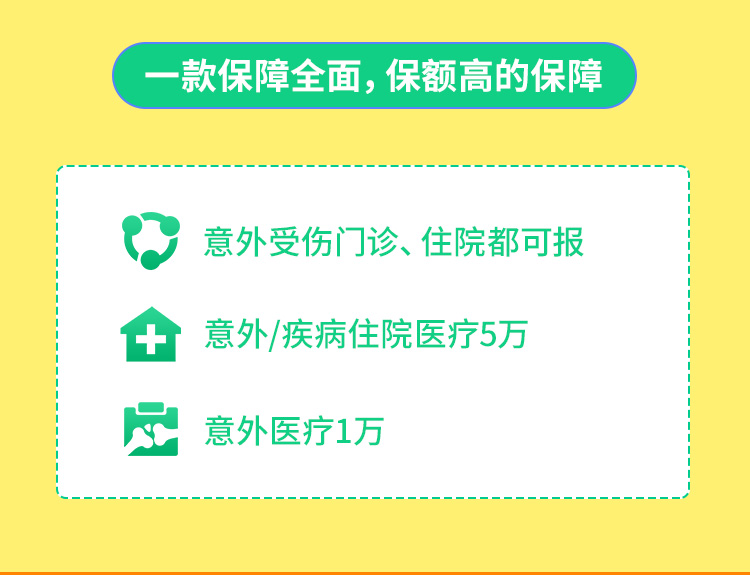 1万门诊，5万住院，爱孩子就给他最全面的保障