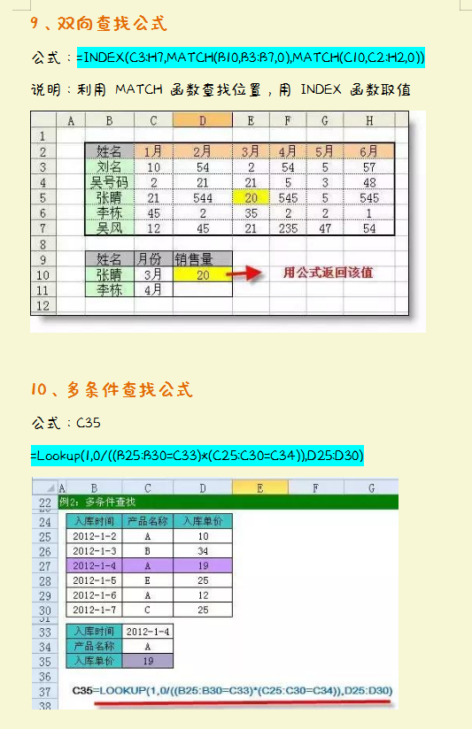 财务人员汇总的，40个财务Excel函数公式，附36个Excel操作技巧
