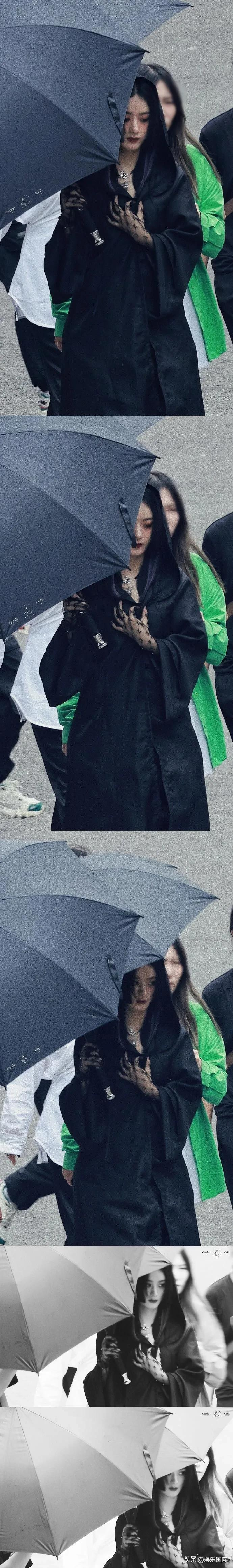 赵丽颖暗黑造型获赞 公主切配浓妆酷飒十足