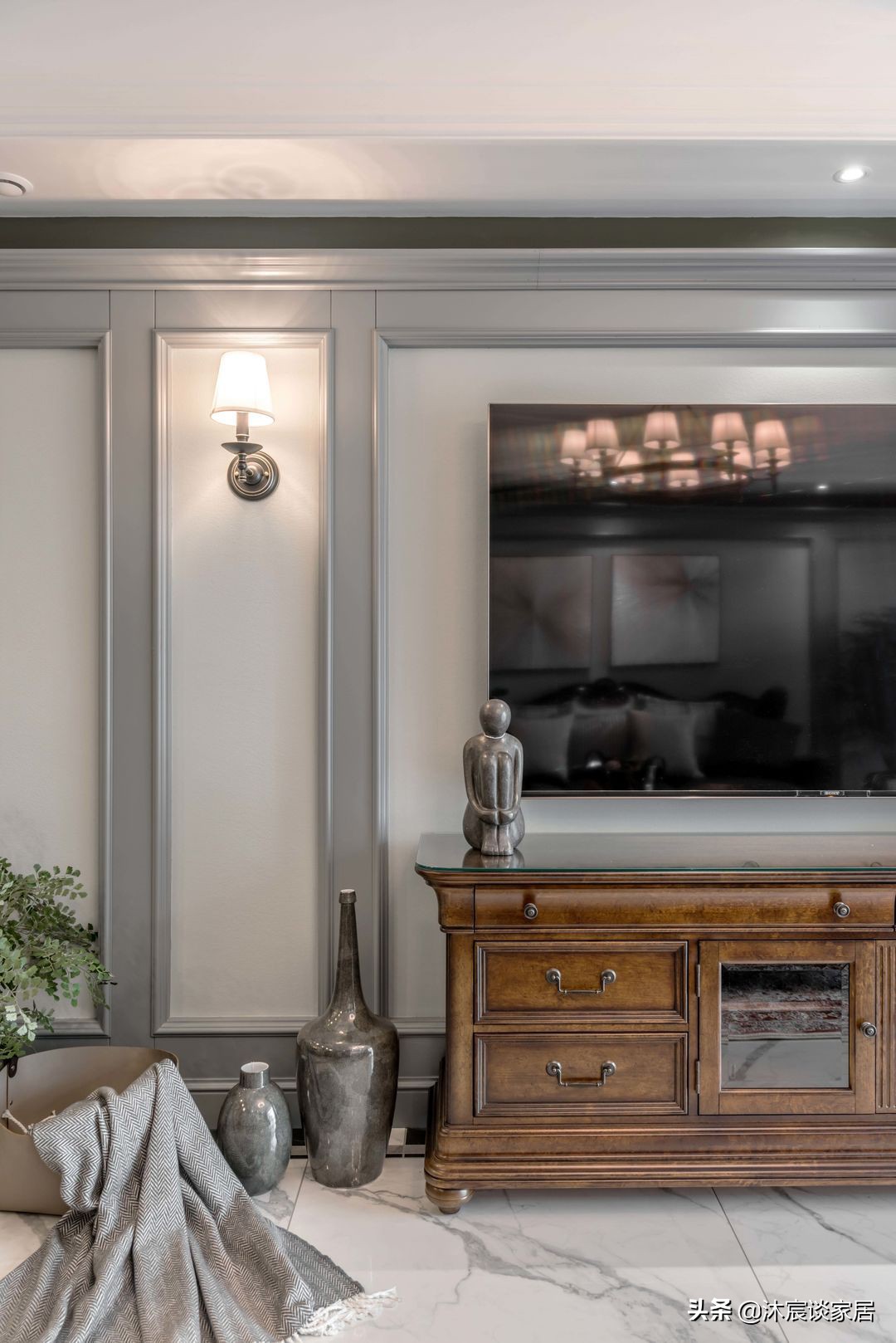 她不要“网红”风格，新家装成经典美式风，随处可见的优雅与浪漫