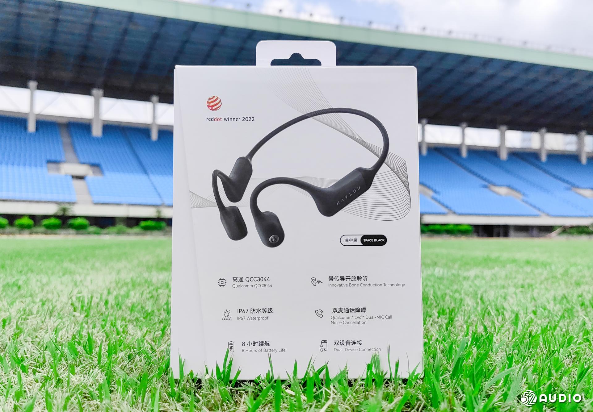 Haylou PurFree骨传导耳机，设计大奖双料得主，这个真的可以冲