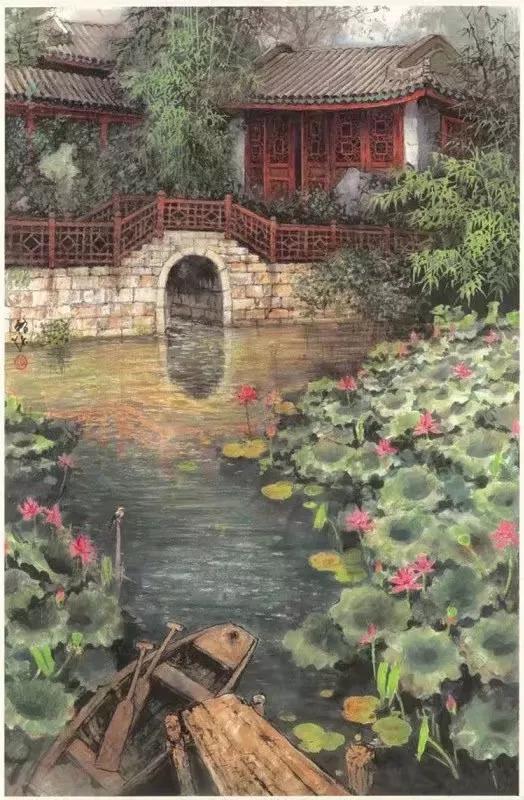 现代名家国画，中西元素八字风水家居画（一）