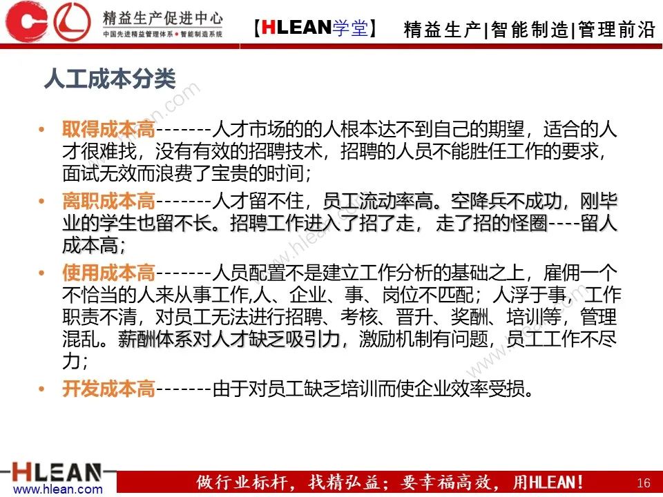 「精益學堂」極！工廠成本分析 &如何有效控制成本（下篇）