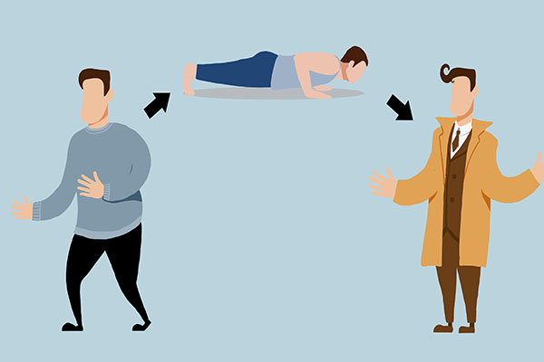 男子坚持做俯卧撑，每天50个，坚持1年后，身体的变化令人羡慕