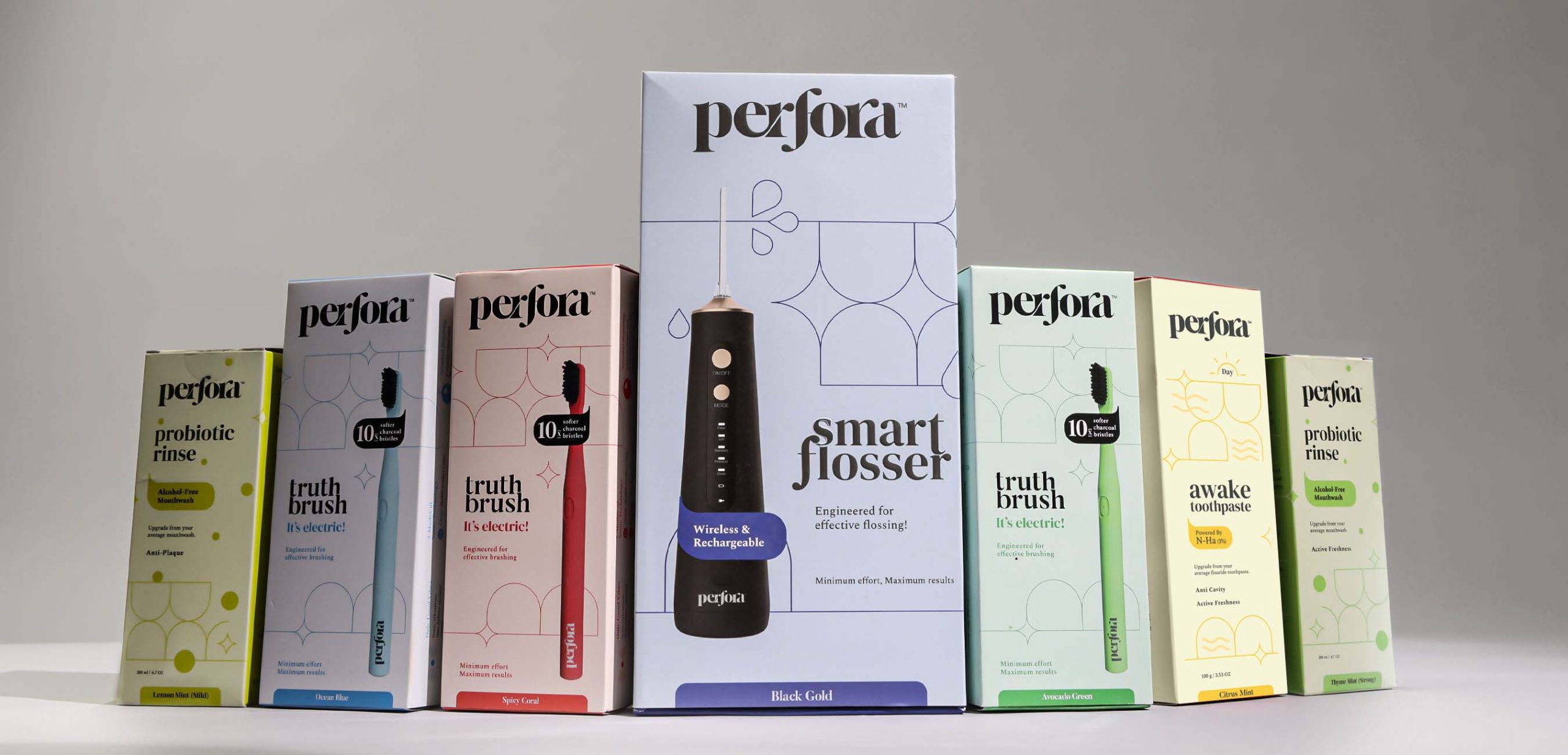 口腔护理品牌PERFORA包装设计