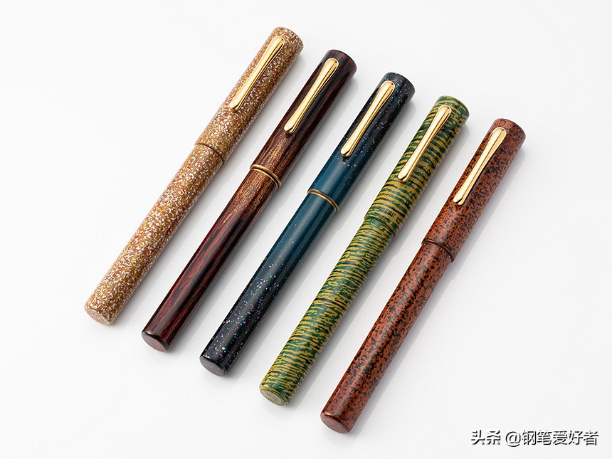 古典技法的现代传承，日本仲林生漆钢笔百工比照14K限定钢笔评测