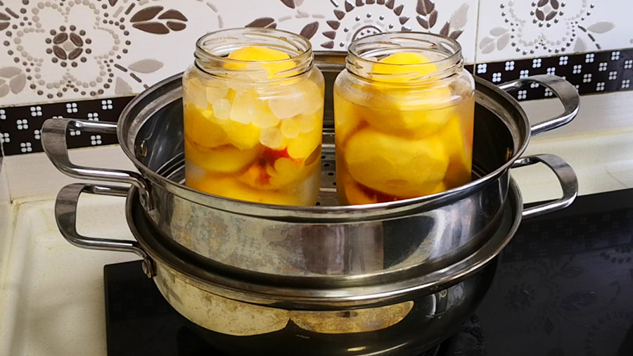 夏天要多吃桃子！一次煮好存冰箱，能从夏吃到冬，随吃随取特省事