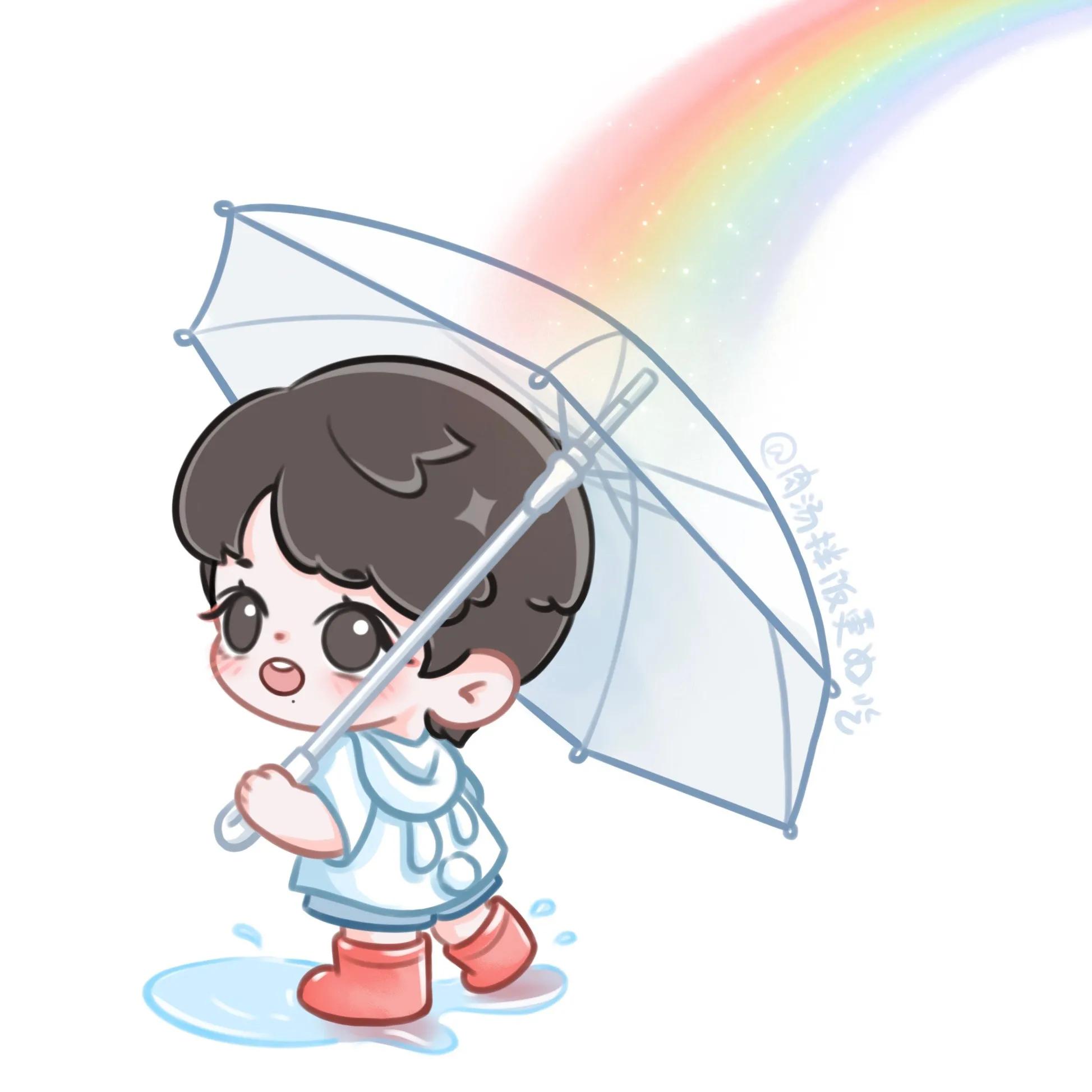 肖战卡通头像与动图