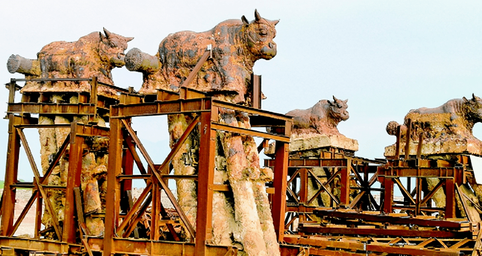 镇守千年的黄河大铁牛