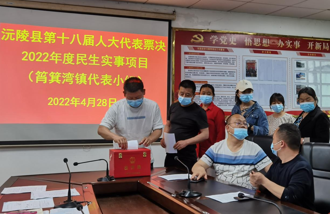 ​【县级人大】​沅陵人大：代表票决出2022年度重点民生实事项目