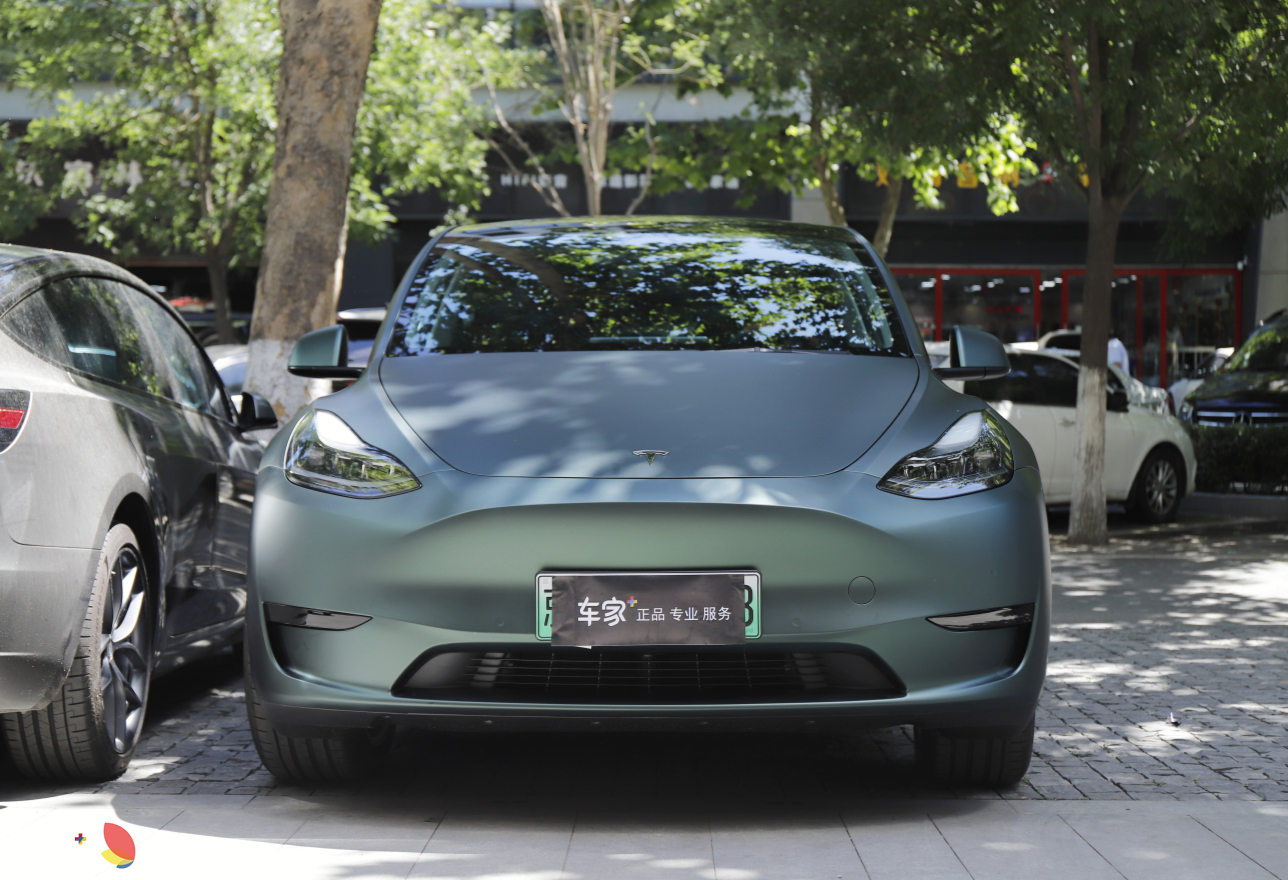 太喜欢这个颜色了，一张都没删，特斯拉ModelY 幽灵金属墨绿