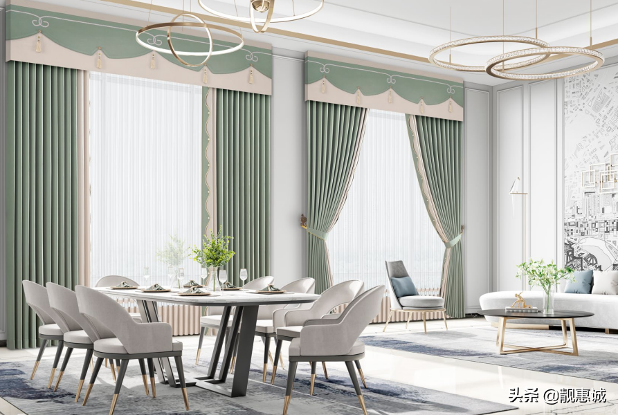 平幔帘头款式图片(买窗帘) - 赤虎壹号