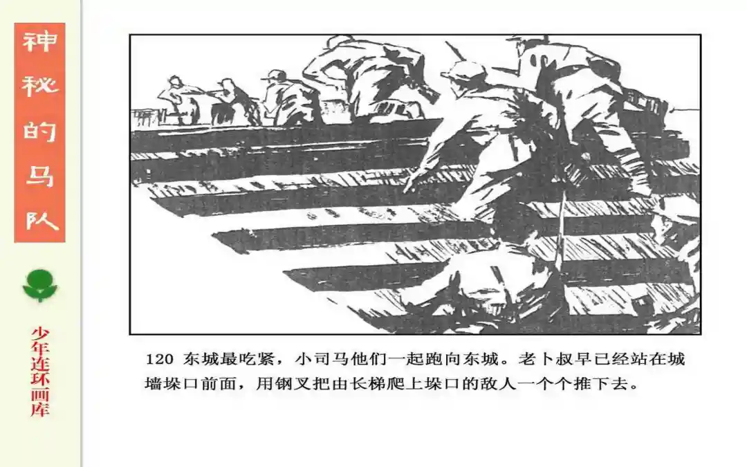 惊险战斗故事《神秘的马队》