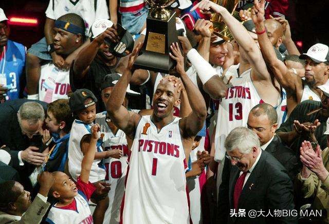 nba活塞队有哪些历史球星(「NBA」04年活塞五虎有多恐怖，对手能得70分算我输)