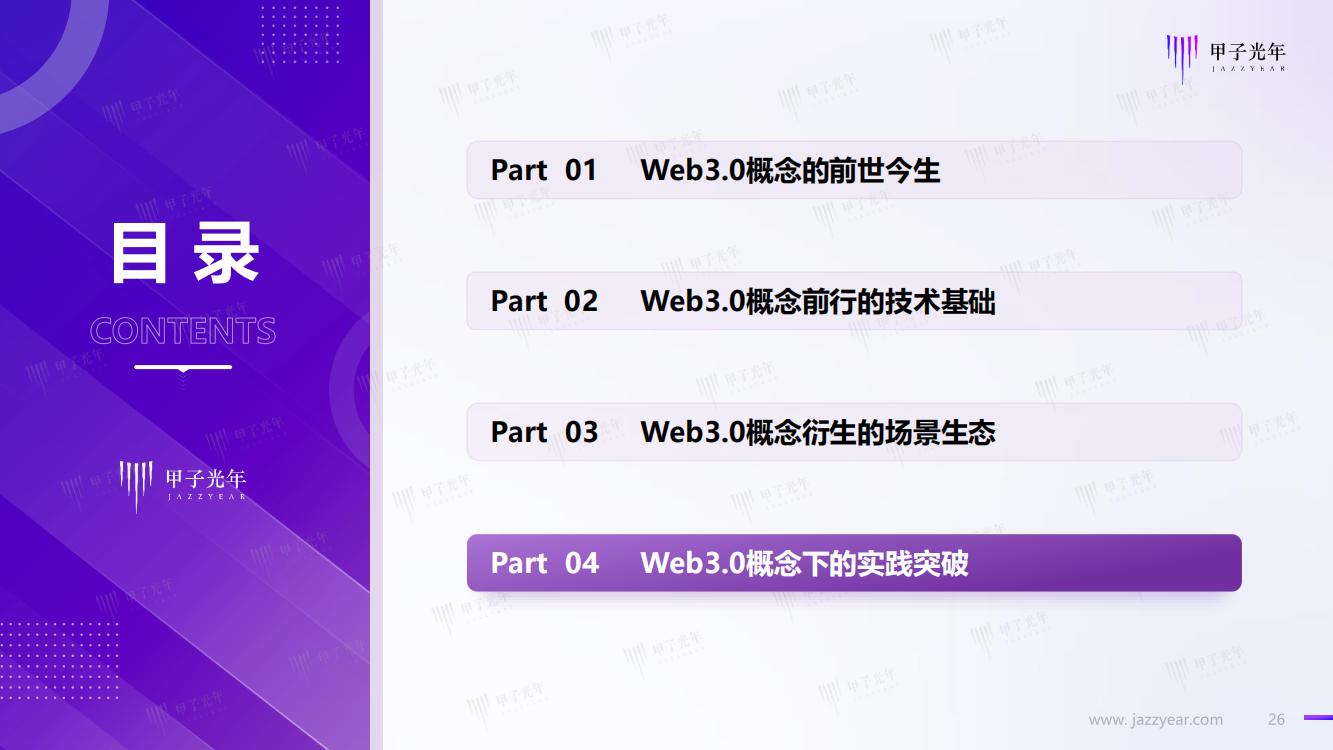 甲子光年：Web3.0市场生态研究报告，完整版33页，建议收藏