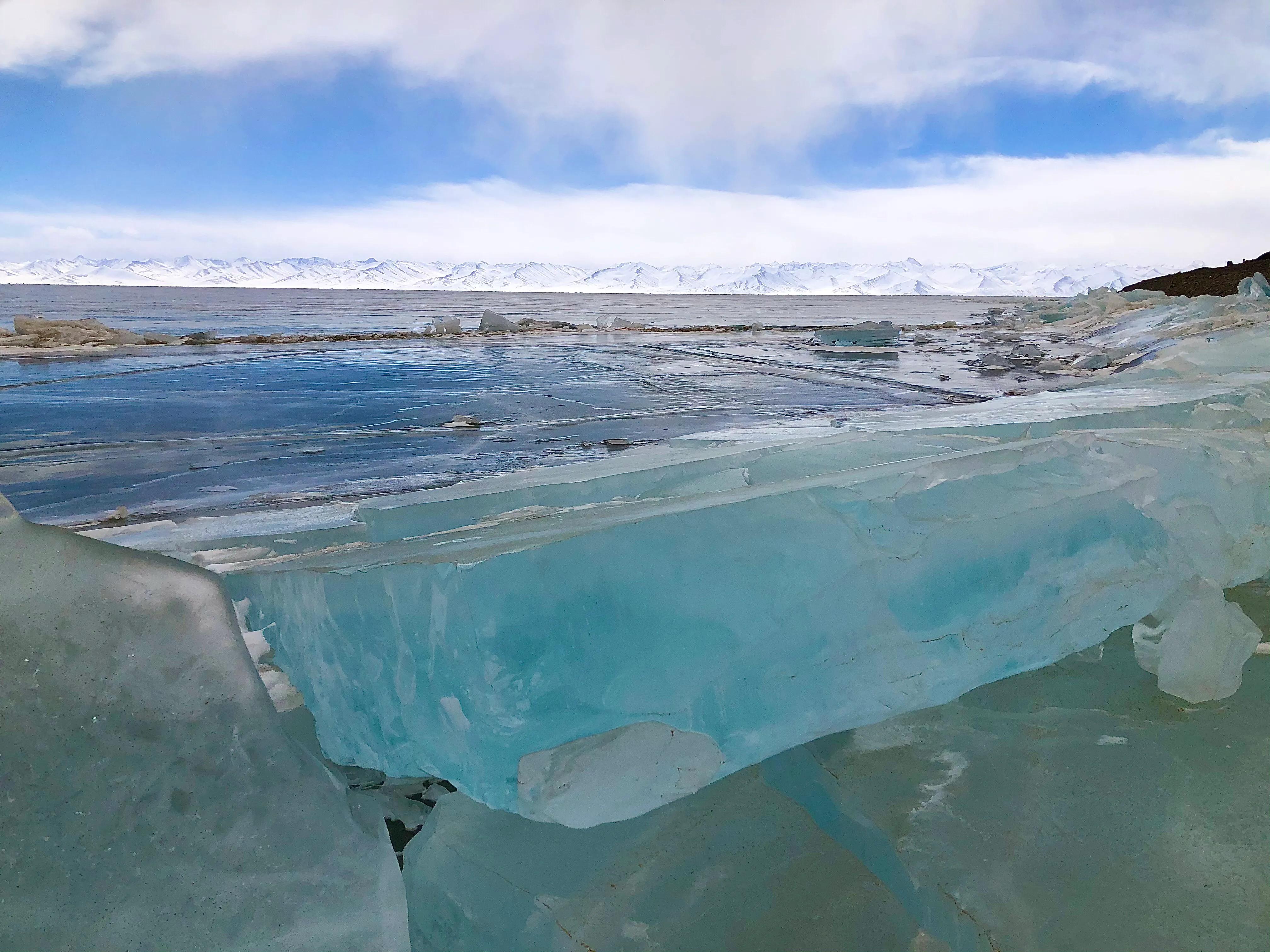 蓝冰纳木错，才是真正的盛世美颜