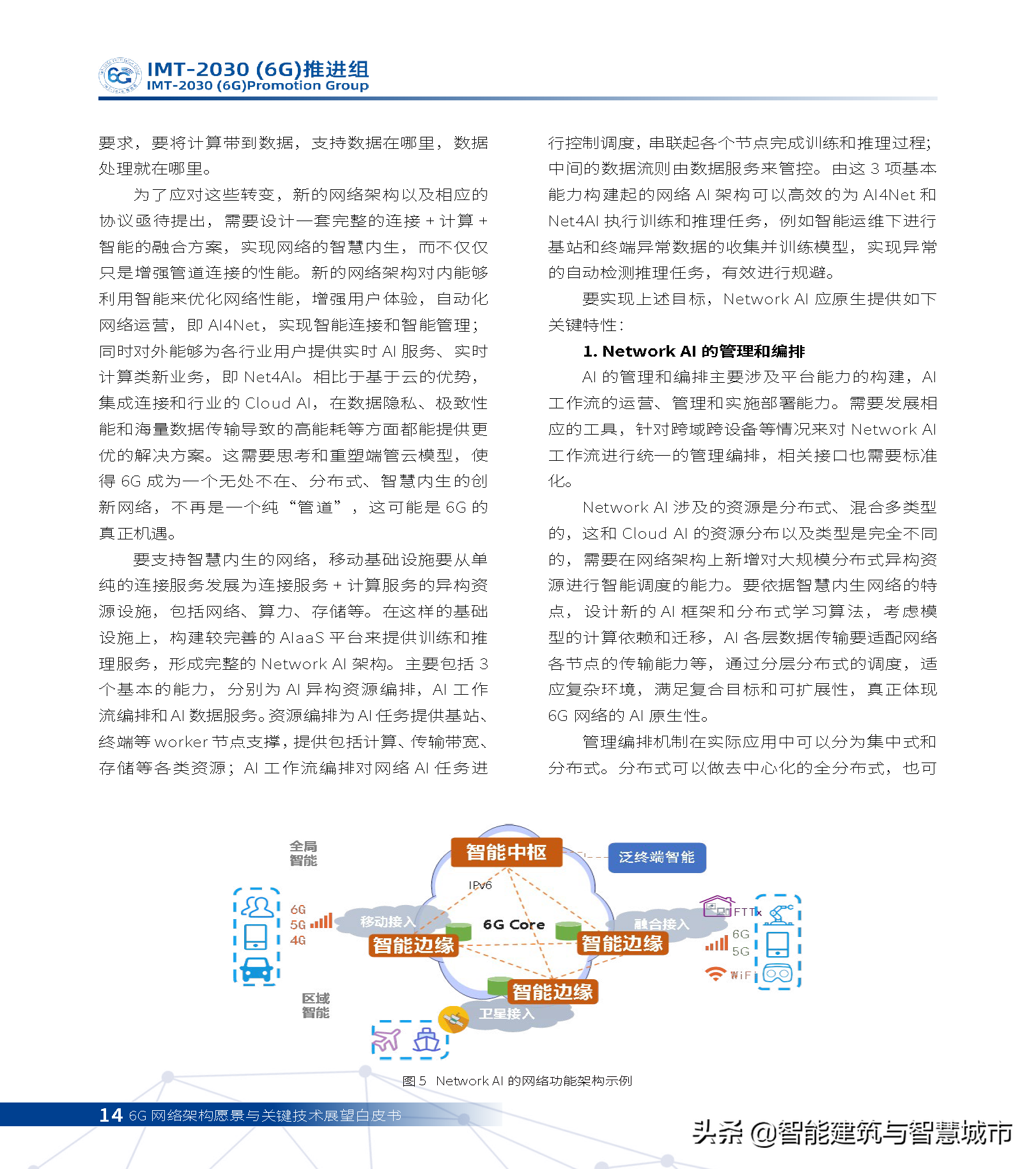 6G网络架构远景与关键技术展望白皮书