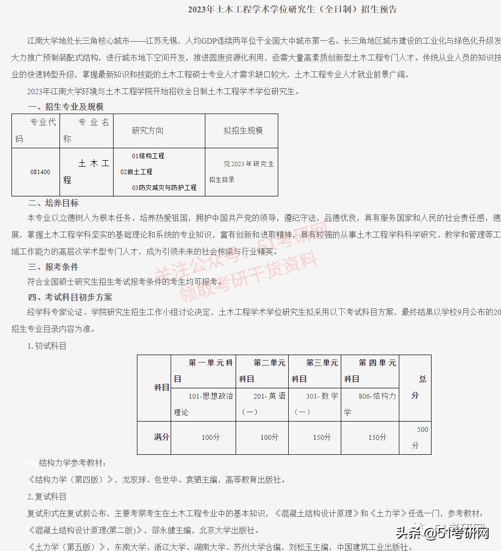 又来！23考研新一批院校初试科目改考通知，赶快换书