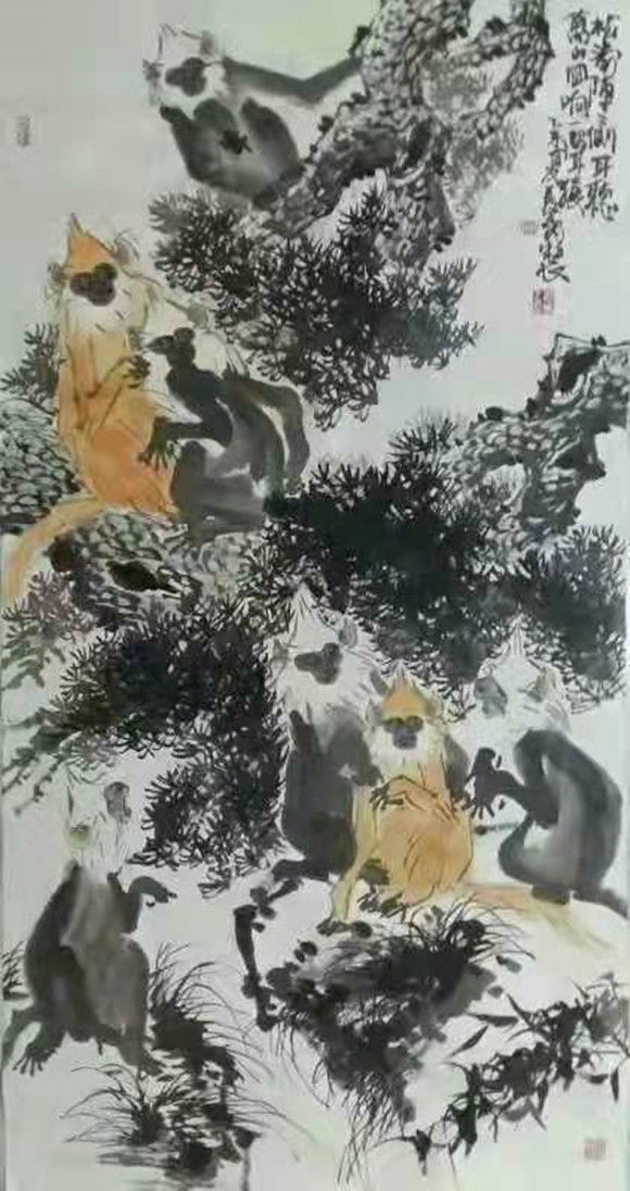 著名畫家 燕蕾字陽天—栩栩如生 出神入化