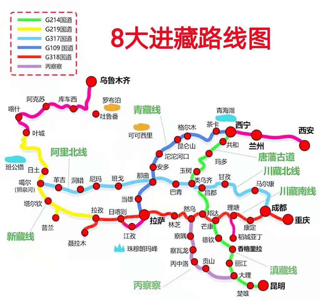 3次自驾游西藏总结出6点经验包括路线车型花费注意事项