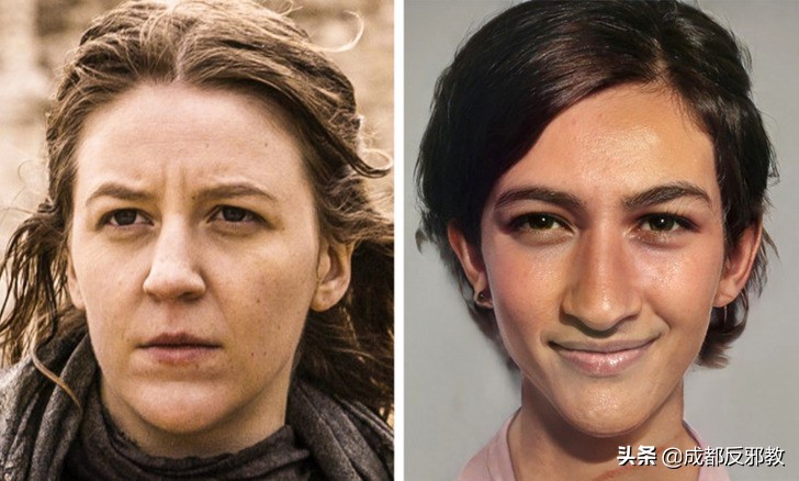 《权力的游戏》书中真实人物形象原来是这样，没想到电视剧改编这么大