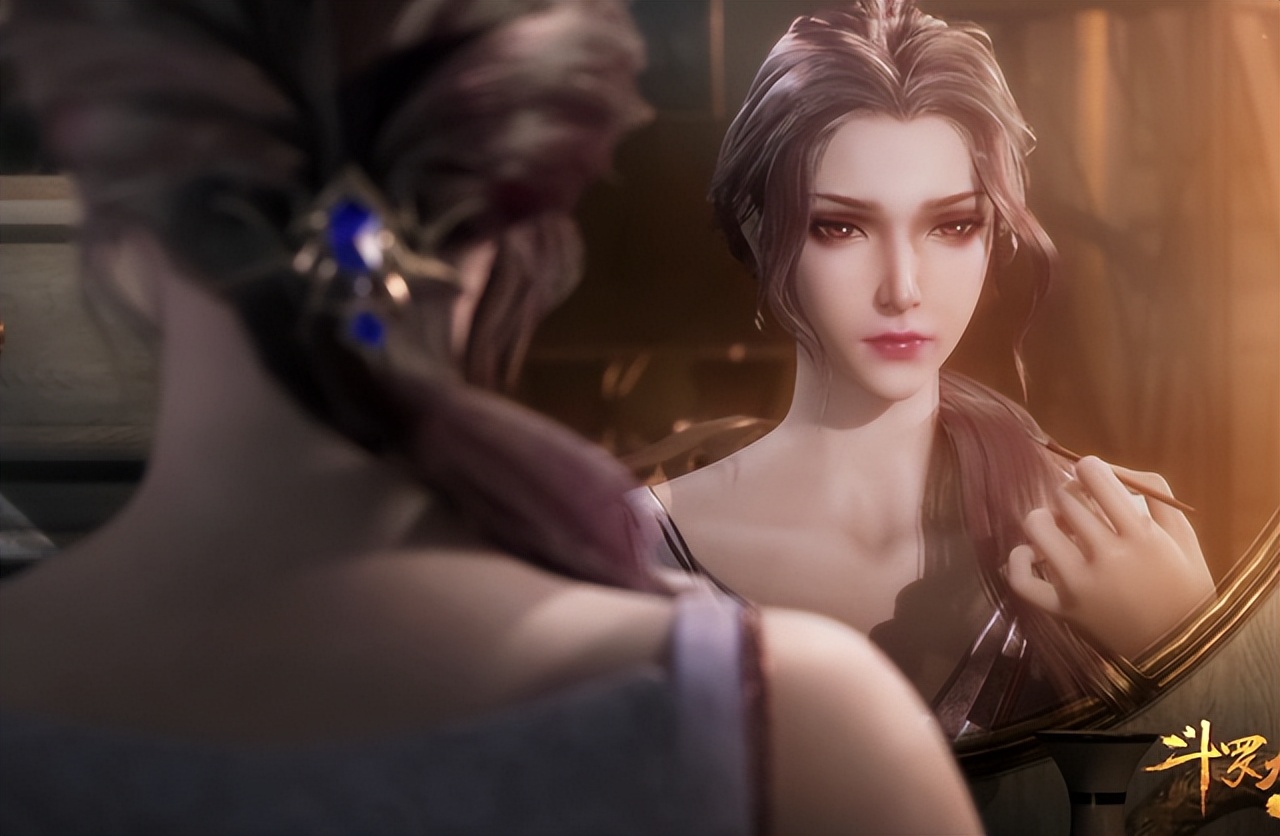 比比东图片(斗罗:比比东五次换装,女王形象温柔又霸气,年轻时长相好