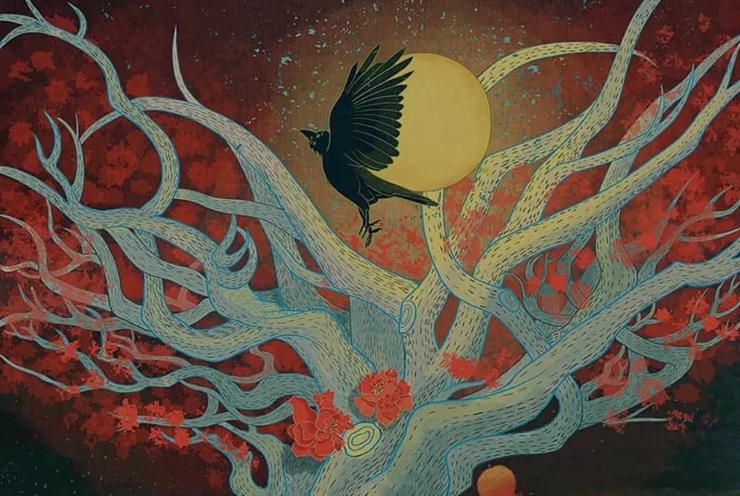 神话故事:十大金乌出世,夸父逐日,夸父陨