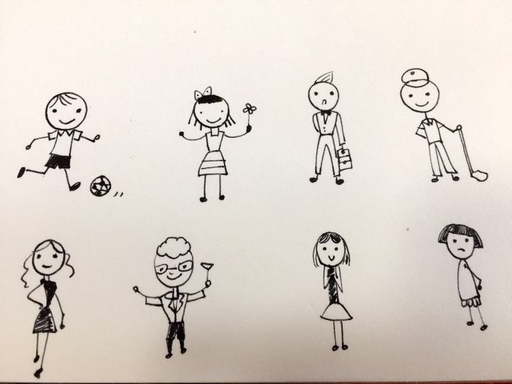 人物简笔画速成画法