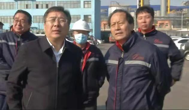 安阳市政府副市长王新亭一行到河南顺成集团调研绿色甲醇项目