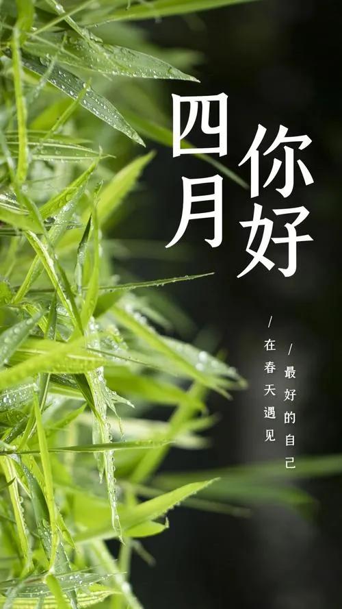 四月祝福语唯美精短句子文案，杏花微雨，春末芳菲