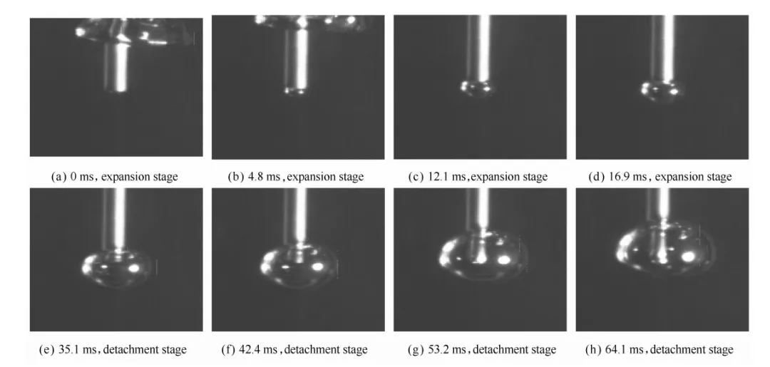 论文探析｜高速成像技术在气泡膨胀脱离特性研究中的应用