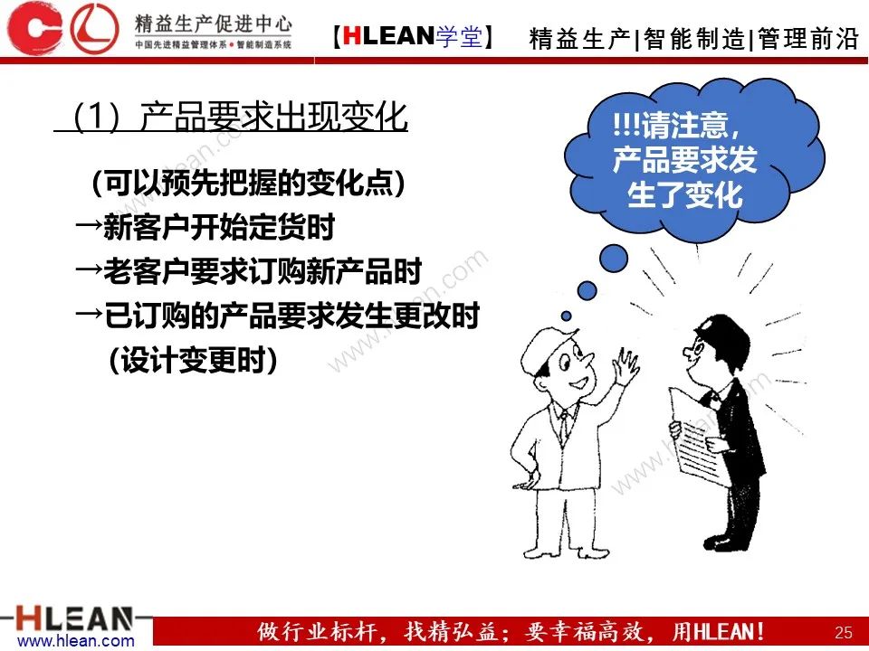 「精益學堂」5M1E變化點管理—阻止不良發生之活動