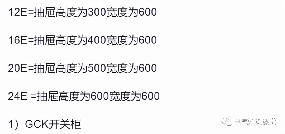图文并茂详解：GCS、GCK、MNS、GGD配电柜的使用和区别