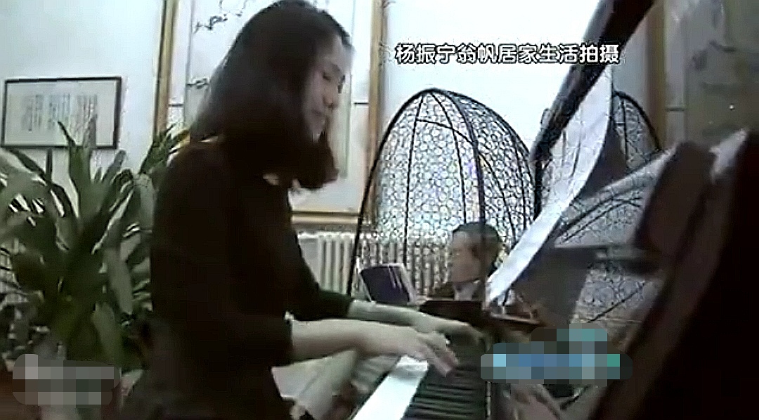 1995年，19岁的翁帆第1次接待杨振宁，9年后她写给杨振宁1首情诗