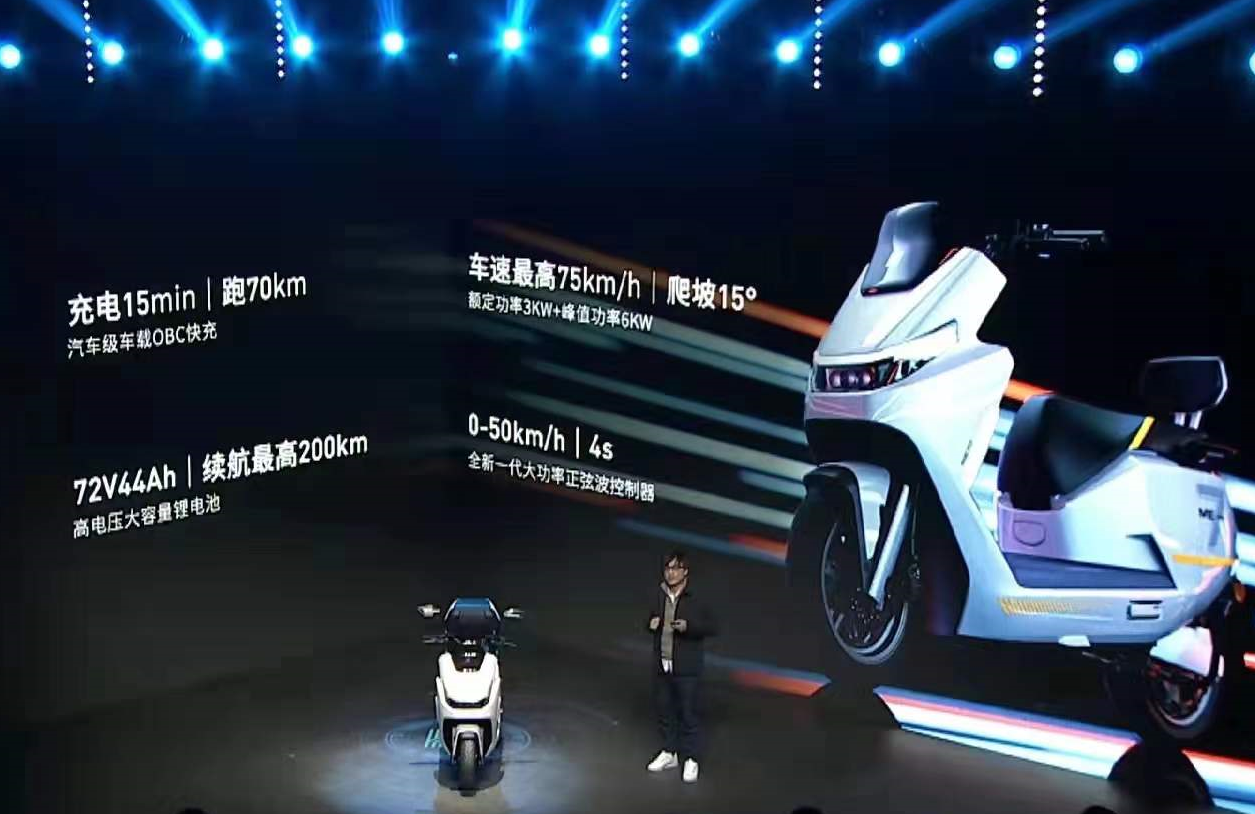 充电15分钟能跑75km！哈啰电动车新品，搭载72V44Ah锂电续航200km