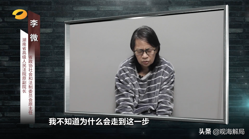 省高院落马女副院长出镜痛哭：“宁可在外面做叫花子也比现在幸福”