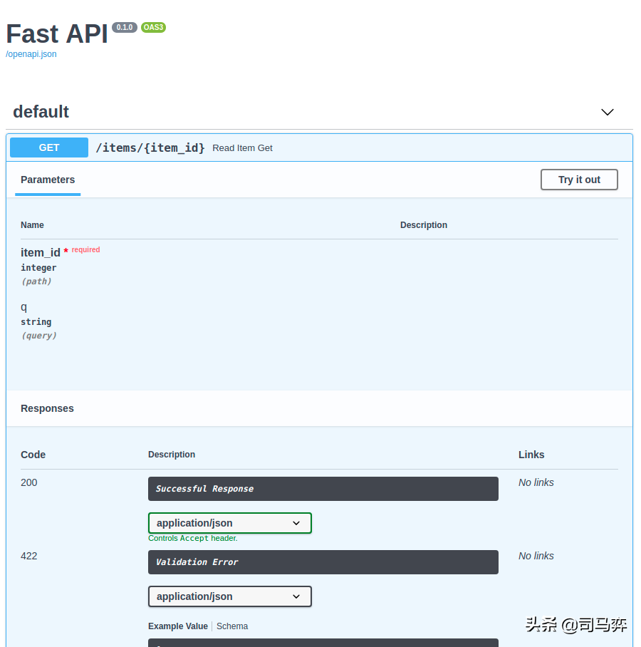 高性能API接口构建框架：fastapi