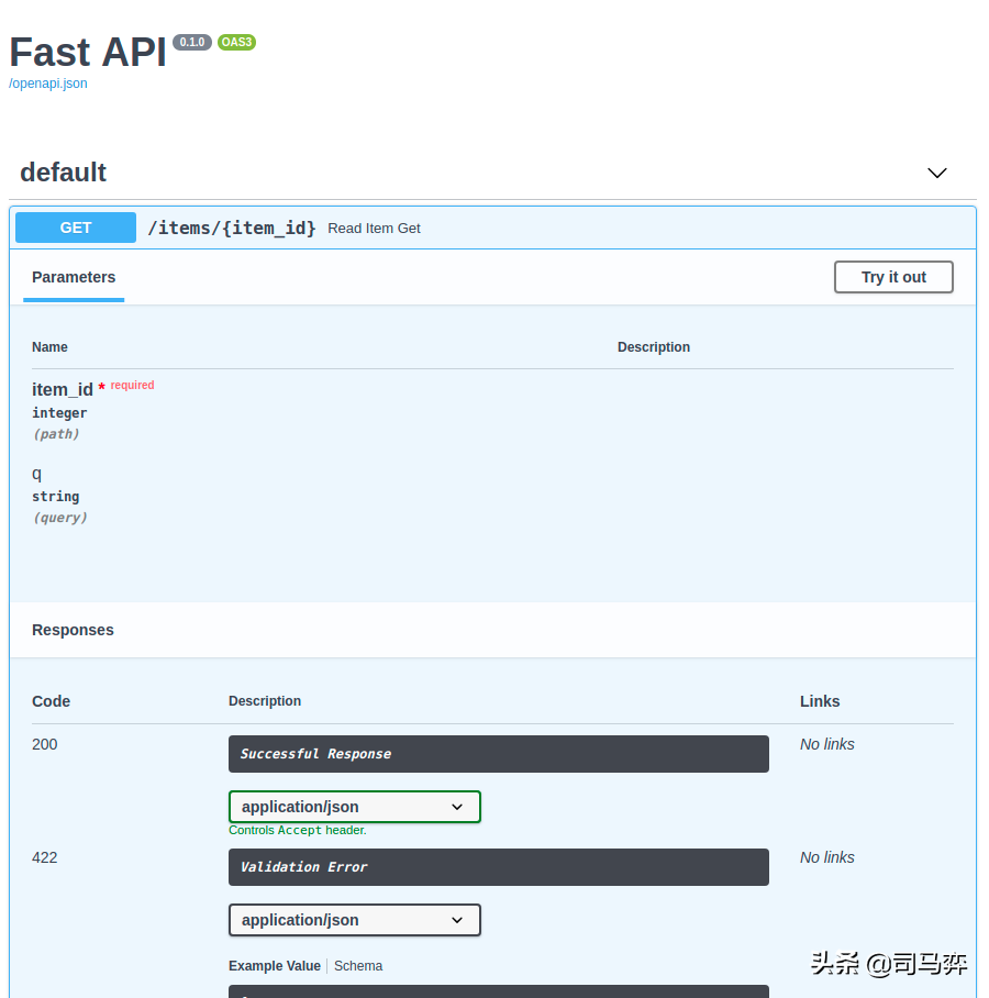 高性能API接口構建框架：fastapi