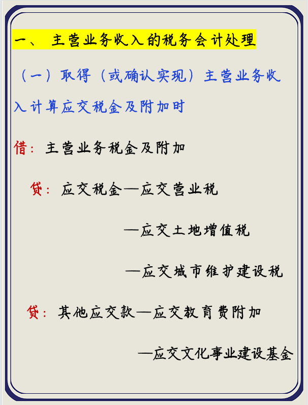 不懂税的会计不是好会计！会计小张因为这份分录大全，提前转正