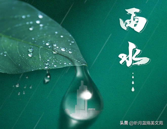 雨水：一场春雨一场暖，一份相思一份情